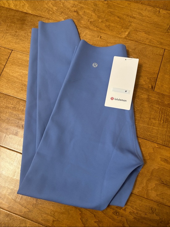 lululemon athletica Pants - lululemon Glow Up Super High Rise Leggings in Prep Blue, Sz 4 OR 6, 25” NWT